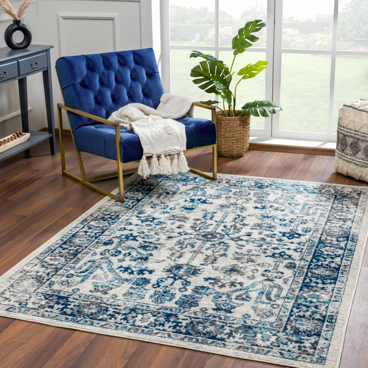 Ophelia & Co. Hyde Istanbul Oriental Blue Area Rug & Reviews Wayfair